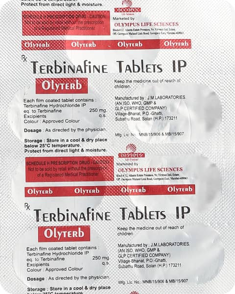 Olyterb 250 Strip Of 7 Tablets