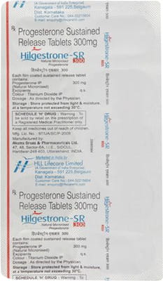 Hilgestrone Sr 300 Strip Of 10 Tablets