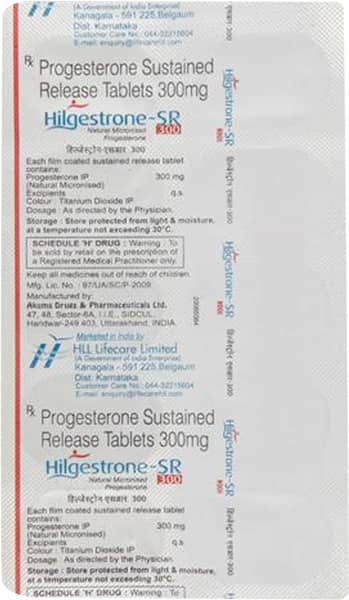 Hilgestrone Sr 300 Strip Of 10 Tablets