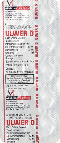 Ulwer D Strip Of 10 Tablets
