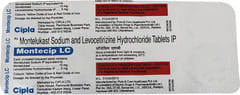 Montecip LC Tablet: Uses, Side Effects, Price, Dosage & More Info ...