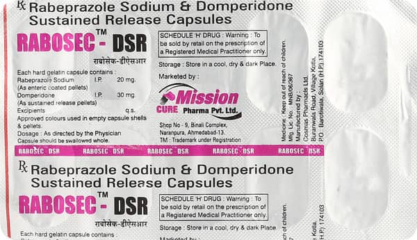 Rabosec Dsr Strip Of 10 Capsules