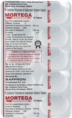 Mortega Strip Of 10 Tablets