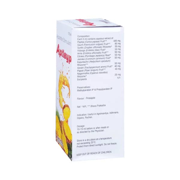 Aptisyp Pineapple Flavour Bottle Of 175Ml Syrup