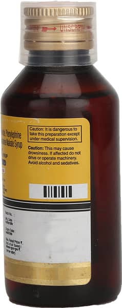 Alex Sugar Free Bottle Of 100ml Syrup