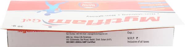 Mytiflam Tube Of 30gm Gel