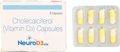 Neuro D3 60k Strip Of 8 Capsules