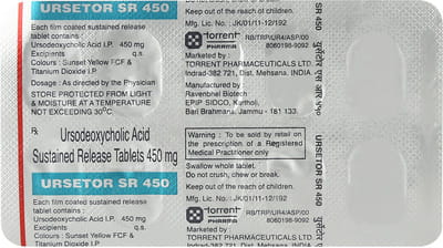 Ursetor Sr 450mg Strip Of 10 Tablets