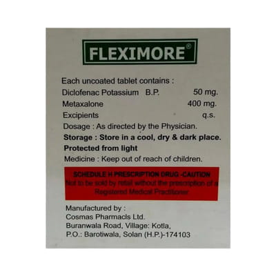 Fleximore Strip Of 10 Tablets