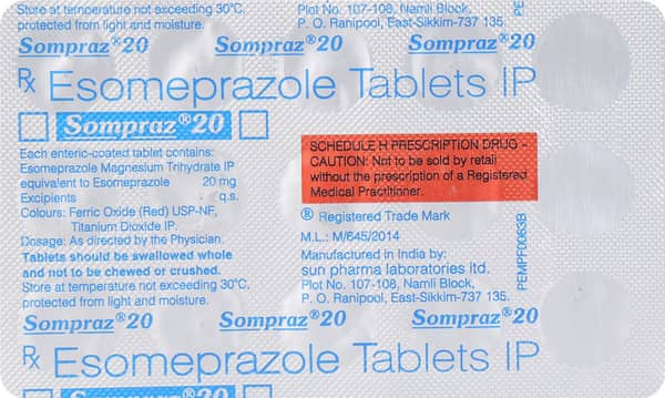 Sompraz 20 Tablet
