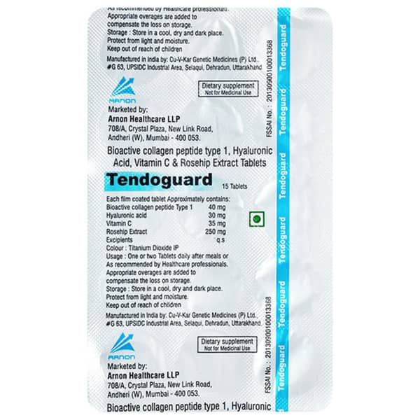 Tendoguard Strip Of 15 Tablets