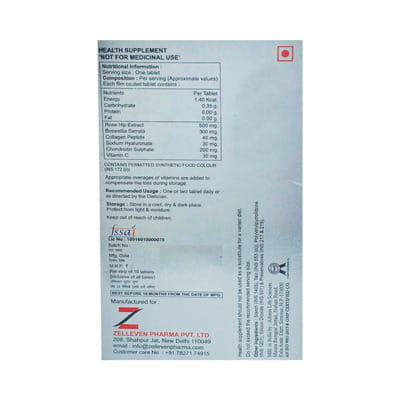 Tendocel Forte Strip Of 10 Tablets