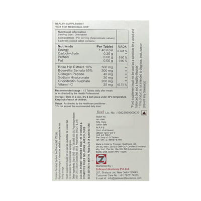 Tendocel Forte Strip Of 10 Tablets