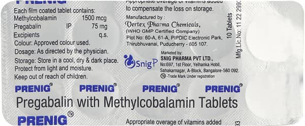 Prenig Strip Of 10 Tablets