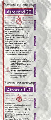 Atrocord 20mg Strip Of 10 Tablets
