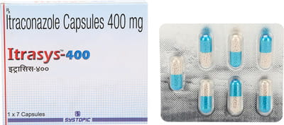 Itrasys 400 Strip Of 7 Capsules