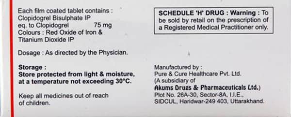 Clopihenz 75Mg Strip Of 10 Tablets