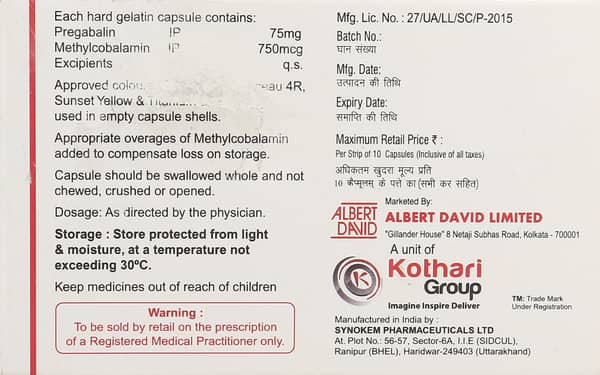 Sioneuron Pg Strip Of 10 Capsules