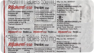 Rifakem 550 Strip Of 10 Tablets