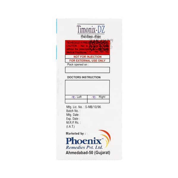 Timonix Bottle Of 5Ml Eye Drops