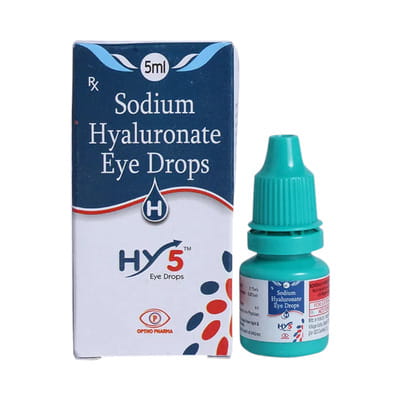 Hy 5 Bottle Of 5ml Eye Drops
