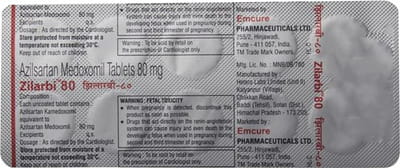 Zilarbi 80mg Strip Of 10 Tablets