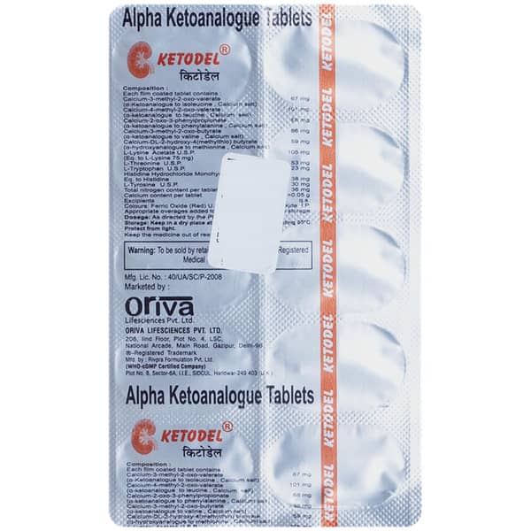 Ketodel Strip Of 10 Tablets
