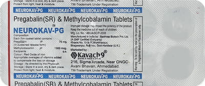 Neurokav Pg Strip Of 10 Tablets