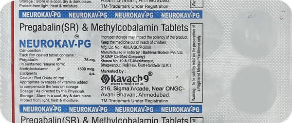 Neurokav Pg Strip Of 10 Tablets