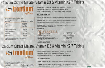 Strontium Strip Of 10 Tablets