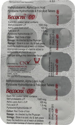 Becocnx Od Strip Of 10 Tablets
