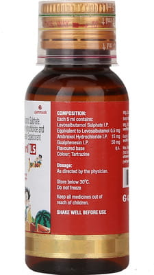 Ascoril Ls Junior Bottle Of 60ml Expectorant