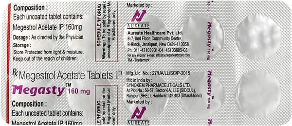 Megasty 160 Strip Of 10 Tablets