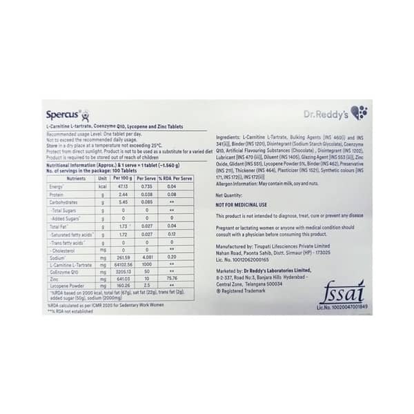 Spercus Strip Of 10 Tablets