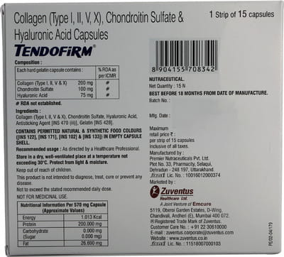 Tendofirm Strip Of 15 Capsules