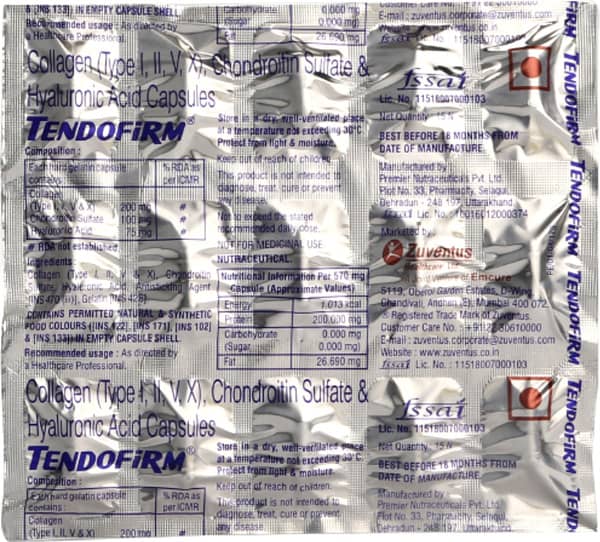 Tendofirm Strip Of 15 Capsules