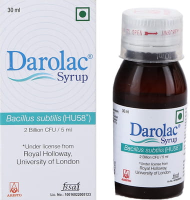 Darolac Bottle Of 30ml Syrup