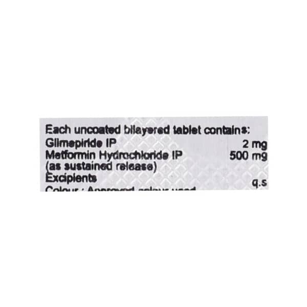 Gliprez Mf2 Strip Of 10 Tablets