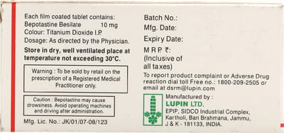 Lupin Bepogra Strip Of 10 Tablets