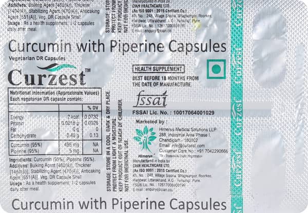 Curzest Strip Of 10 Capsules