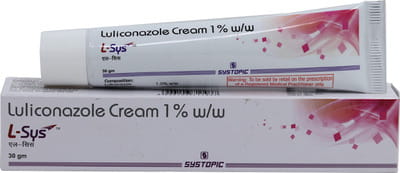 L Sys 1% Tube Of 30gm Cream