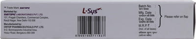 L Sys 1% Tube Of 30gm Cream