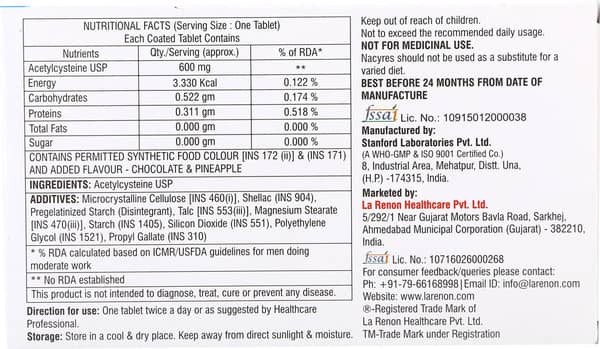 Nacyres Strip Of 10 Tablets