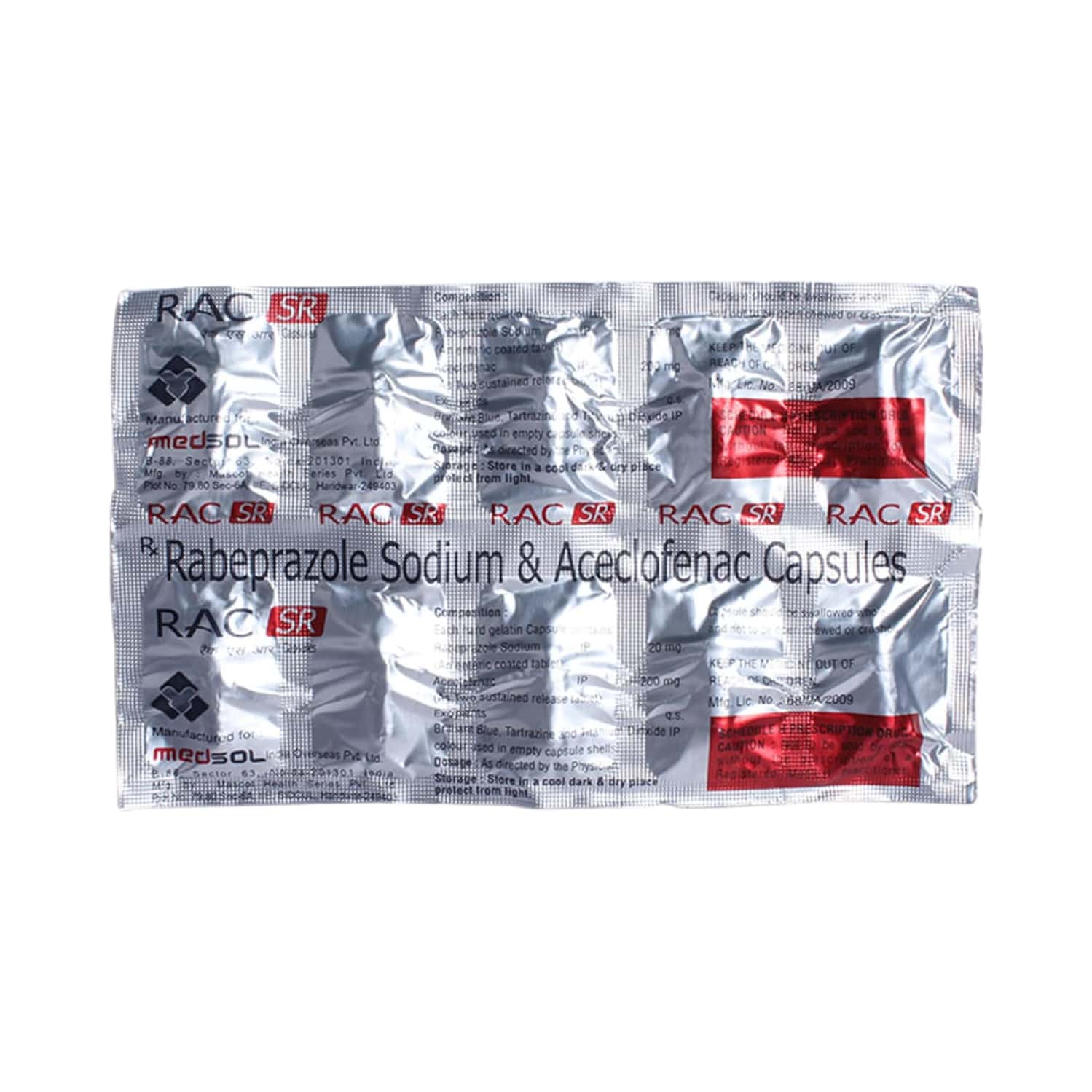 Rac Sr Strip Of 10 Capsules: Uses, Side Effects, Price & Dosage | PharmEasy