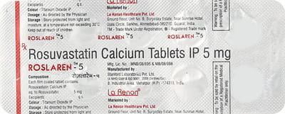 Roslaren 5 Strip Of 10 Tablets