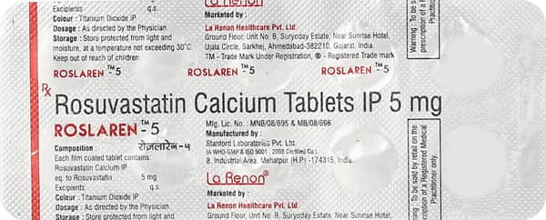 Roslaren 5 Strip Of 10 Tablets