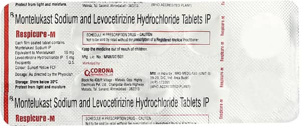Respicure M Strip Of 10 Tablets