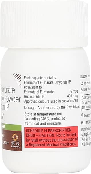 Fomtide 400mcg Box Of 30 Octacaps