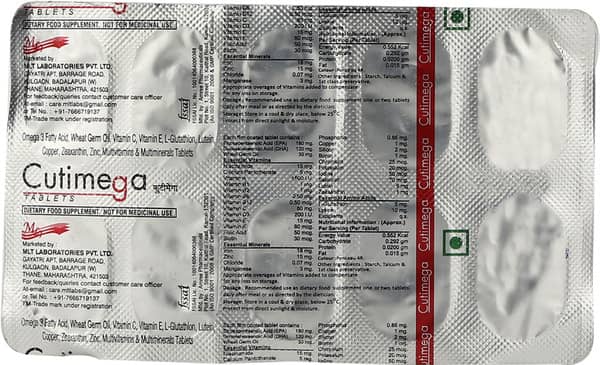 Cutimega Strip Of 10 Tablets