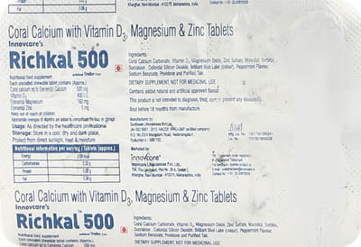 Richkal 500 Strip Of 10 Tablets